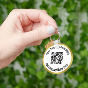 Porte-clés Analyser le code QR En savoir plus Nom commercial 