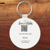 Porte-clés Analyser pour commander analyser le code QR ajoute (Recto)