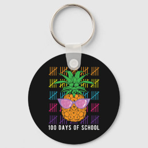 Porte-clés Ananas 100 Jours D'Enseignant Et Étudiant G