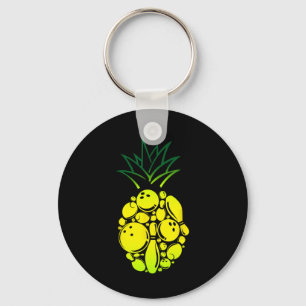Porte-clés Ananas au bol drôle