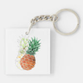 Porte-clés Ananas, couple doux. (Dos)