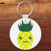 Porte-clés Ananas Cute Kawaii (Recto)