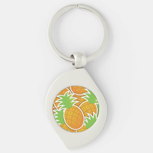 Porte-clés Ananas funky (Devant)