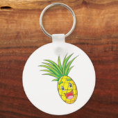 Porte-clés Ananas heureux (Recto)