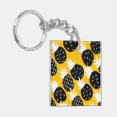 Porte-clés Ananas noir (Devant gauche)