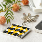 Porte-clés Ananas noir (Côté)