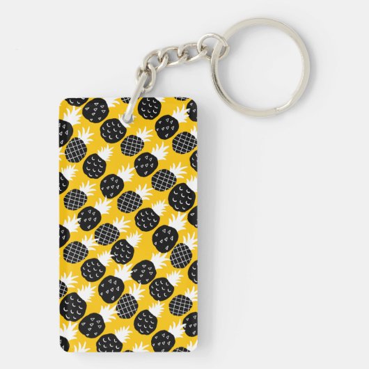 Porte-clés Ananas noir (Dos)