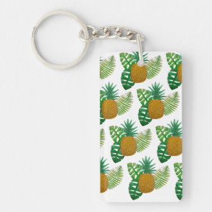 Porte-clés Ananas tropicaux