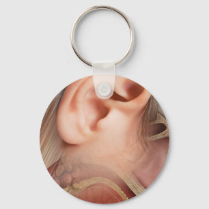 Porte-clés Anatomie d'oreille