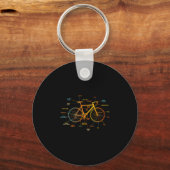 Porte-clés Anatomie d'un vélo - pièces de vélo (Recto)
