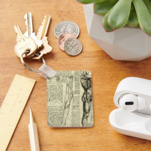 Porte-clés Anatomie humaine de Léonard de Vinci : muscles de  (Bureau)