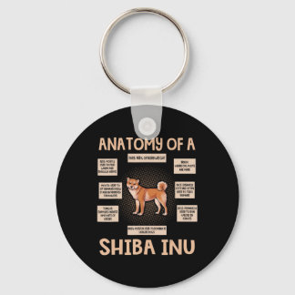 Porte-clés Anatomy Of A Shiba