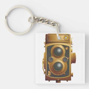 Porte-clés Ancien appareil photo Steampunk