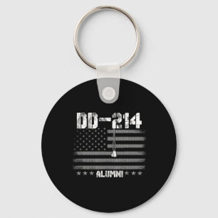 Porte-clés Ancien combattant militaire Patriotique Dd-214 Lon