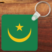 Porte-clés Ancien drapeau de Mauritanie (Verso)