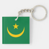 Porte-clés Ancien drapeau de Mauritanie (Dos)