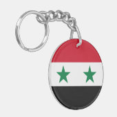 Porte-clés Ancien drapeau de Syrie (Devant gauche)