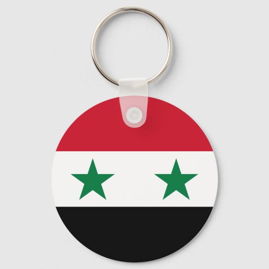 Porte-clés Ancien drapeau de Syrie (Recto)
