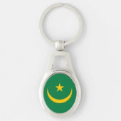 Porte-clés Ancien drapeau mauritanien (Devant)