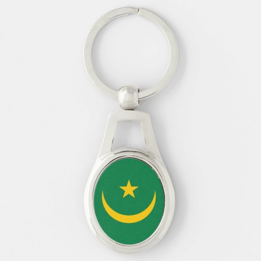 Porte-clés Ancien drapeau mauritanien (Devant)