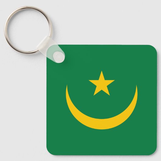 Porte-clés Ancien drapeau mauritanien (Recto)