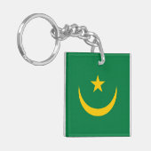 Porte-clés Ancien drapeau mauritanien (Devant gauche)
