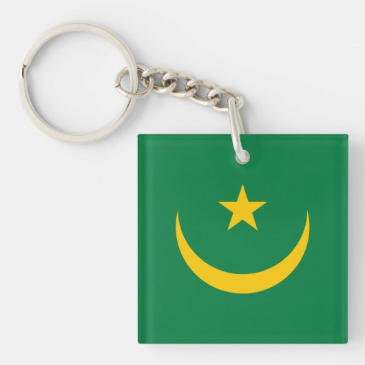 Porte-clés Ancien drapeau mauritanien (Devant)