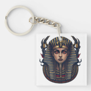 Porte-clés Ancien Pharaon Égyptien Zombie Épouvantable Hallow