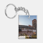 Porte-clés Ancien pont médiéval à Nuremberg, Allemagne (Devant gauche)