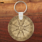 Porte-clés Ancien Rose Compass (Recto)