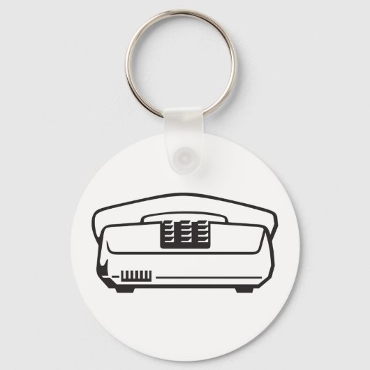 Porte-clés Ancien symbole téléphonique (Recto)