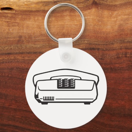 Porte-clés Ancien symbole téléphonique (Recto)