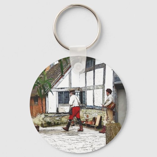 PORTE-CLÉS ANCIENNE ANGLETERRE (Recto)