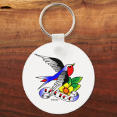 Porte-clés Ancienne avale de tatouage Skool (Recto)