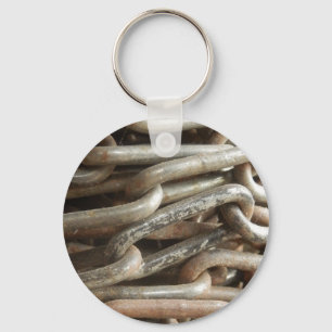 Porte-clés Ancienne bague de clé de chaîne