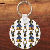 Porte-clés Ancienne Egypte Pyramide Anubis Motif Design (Verso)