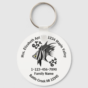 Porte-clés Ancienne femme disparue Adresse de la famille