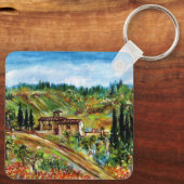 PORTE-CLÉS ANCIENNE FERME EN CHIANTI -TOSCANE (Verso)