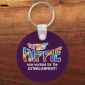 Porte-clés Ancienne hippie (Recto)