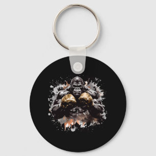 Porte-clés Ancienne Motivation Inc Boxer Champ Boxer Gorilla