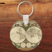 Porte-clés Ancienne série de cartes (Recto)