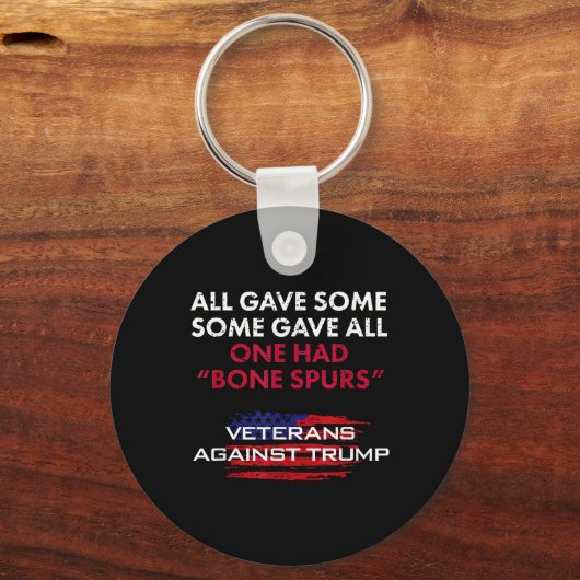 Porte-clés Anciens Combattants Anti-Trump Bone Dodger Spurs P (Recto)