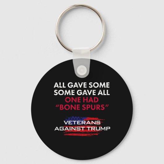Porte-clés Anciens Combattants Anti-Trump Bone Dodger Spurs P (Recto)