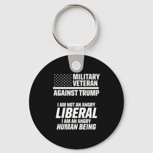 Porte-clés Anciens combattants contre Trump libéral Usa Élect