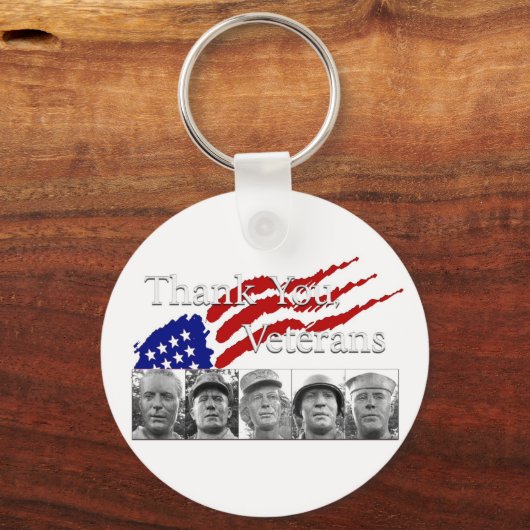 Porte-clés Anciens combattants Merci (Recto)