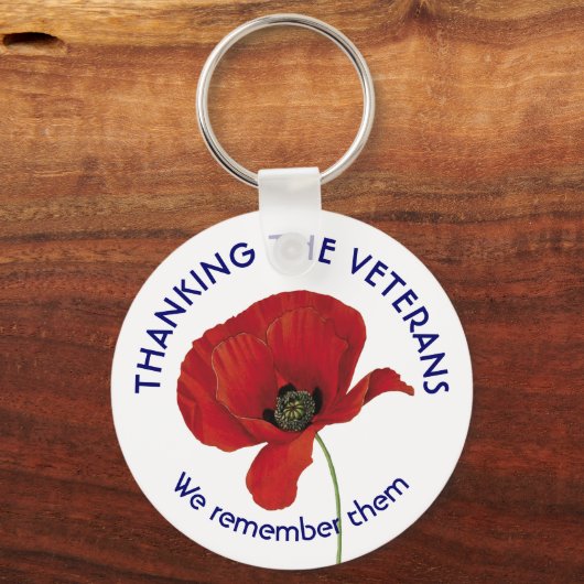 Porte-clés Anciens combattants Merci (Recto)