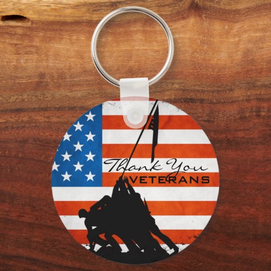 Porte-clés Anciens combattants Merci (Recto)