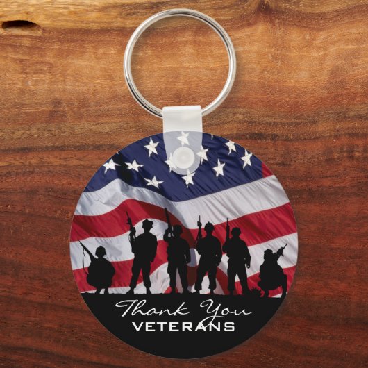 Porte-clés Anciens combattants Merci (Recto)