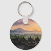 Porte-clés Ancient Borobudur Temple Java Indonesia Keychain (Recto)