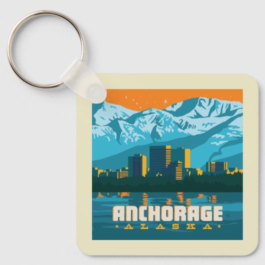 Porte-clés Ancrage, Alaska (Recto)